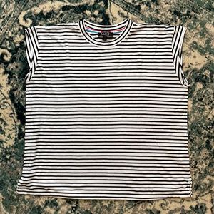 AYR Supercool Tee in Piano Stripe